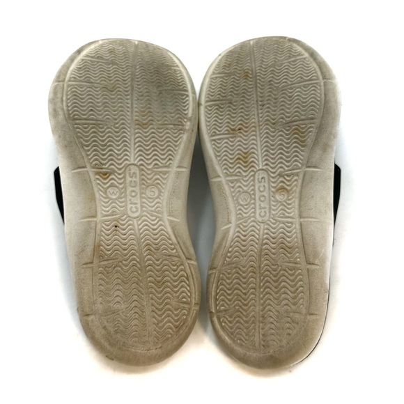 Crocs | Stillwater Strappy Sandal Black White Size US 5 - Picture 9 of 10